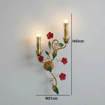 Chloé French Rose Gold Keramik-Blumen-Pendelleuchte mit 5 Leuchten