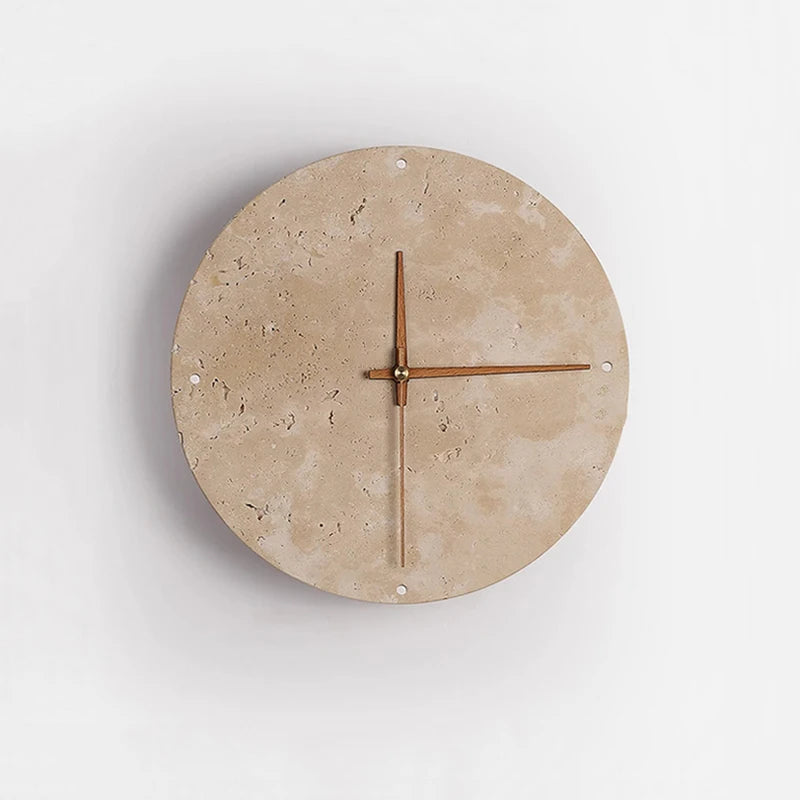 Chloé Travertin Kreisförmige Wandleuchte Wabi Sabi Wandlampe
