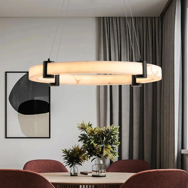 Éliane Aura Marmorring LED Pendelleuchte