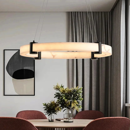 Éliane Aura Marmorring LED Pendelleuchte