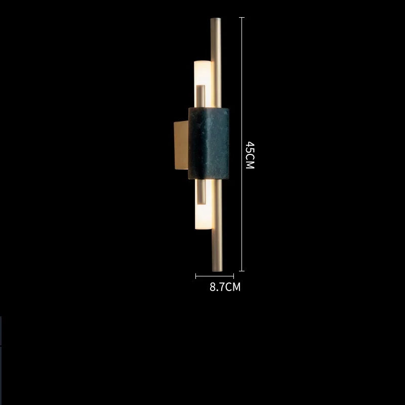 Elise Crystal Square Wall Lamp Nordic Modern