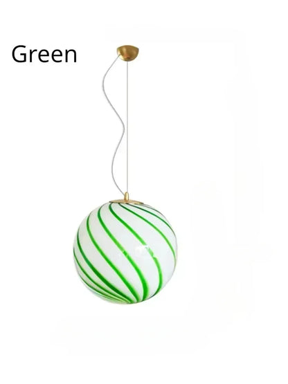 Élise Modern Lollipop Glaskugel LED-Pendelleuchte Kinderzimmerleuchte