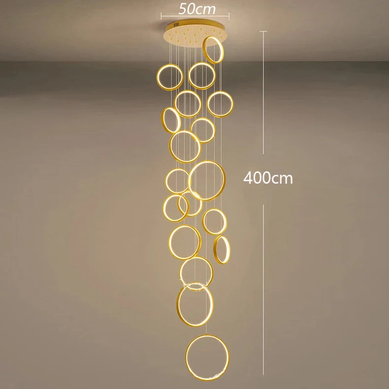Camille Modern Multi-Head LED Pendant Chandelier Light