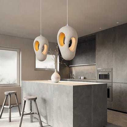 Élise Nordic Wabi Sabi Pendelleuchte Minimalistische Hängelampe