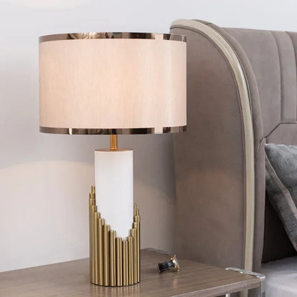 Aurelia Marmor Akzent Luxus Tischlampe