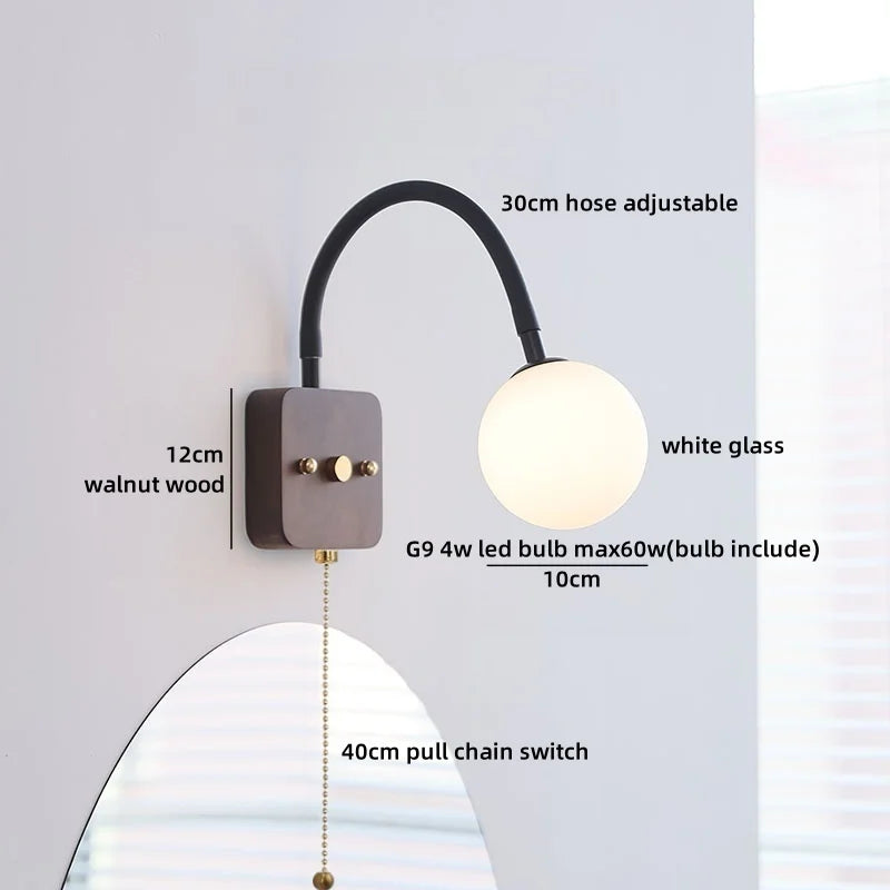 Sophie Silver Glaskugel Wandleuchte