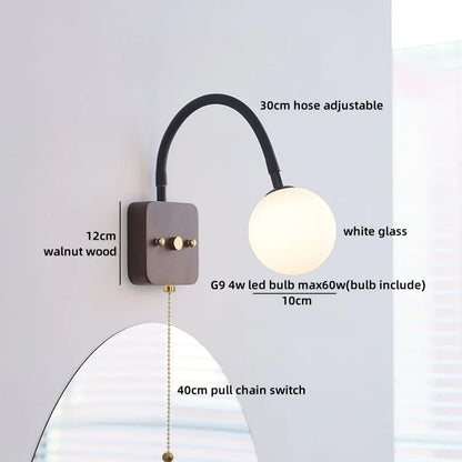 Sophie Silver Glaskugel Wandleuchte