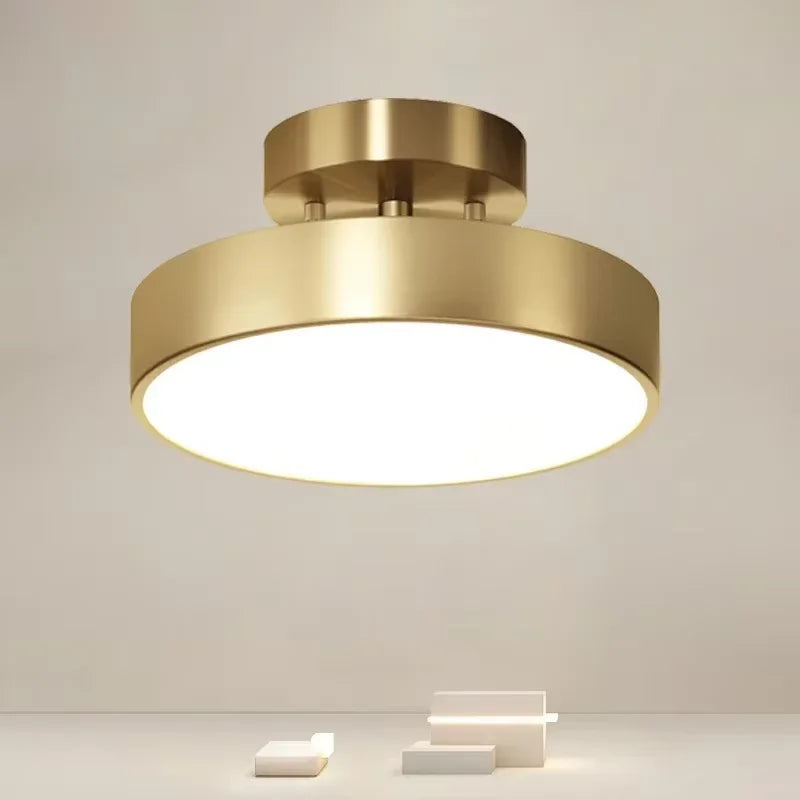 Aveline Brass LED Flush Mount Ceiling Light