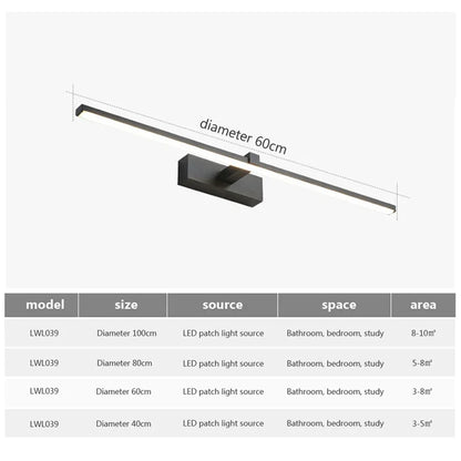 Élise Moderne LED Badezimmer-Wandleuchte 3-Farben-Licht