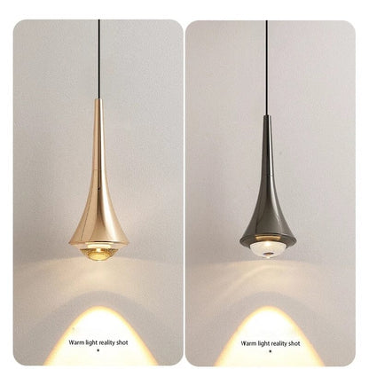 Sophie Minimalistischer Wassertropfen LED-Anhänger