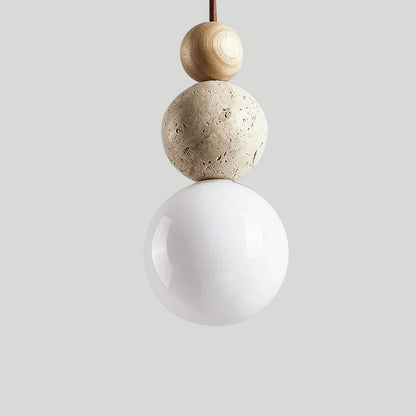Béatrice Wabi-Sabi Stein-Pendelleuchte