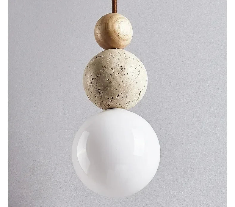 Béatrice Wabi-Sabi Stein-Pendelleuchte