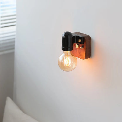 Noémie Wabi Sabi Wood Ceramic Wall Light