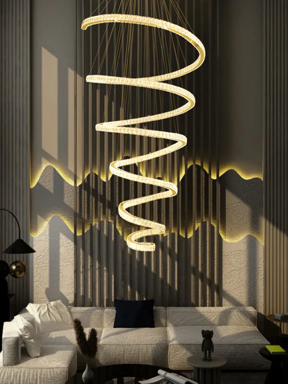 Moderne Kristall-Hängeleuchte für Esszimmer und Wohnzimmer