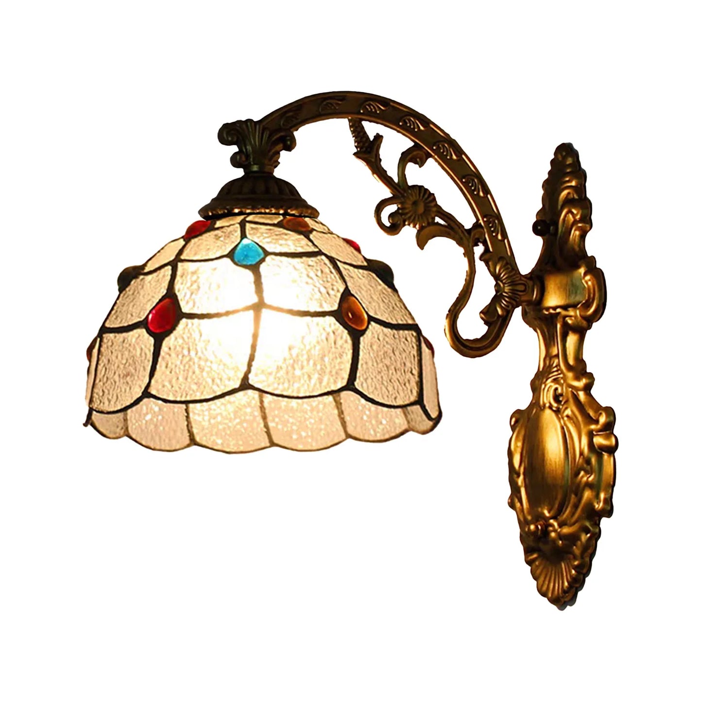 Margaux European Retro Stained Glass Wall Lamp