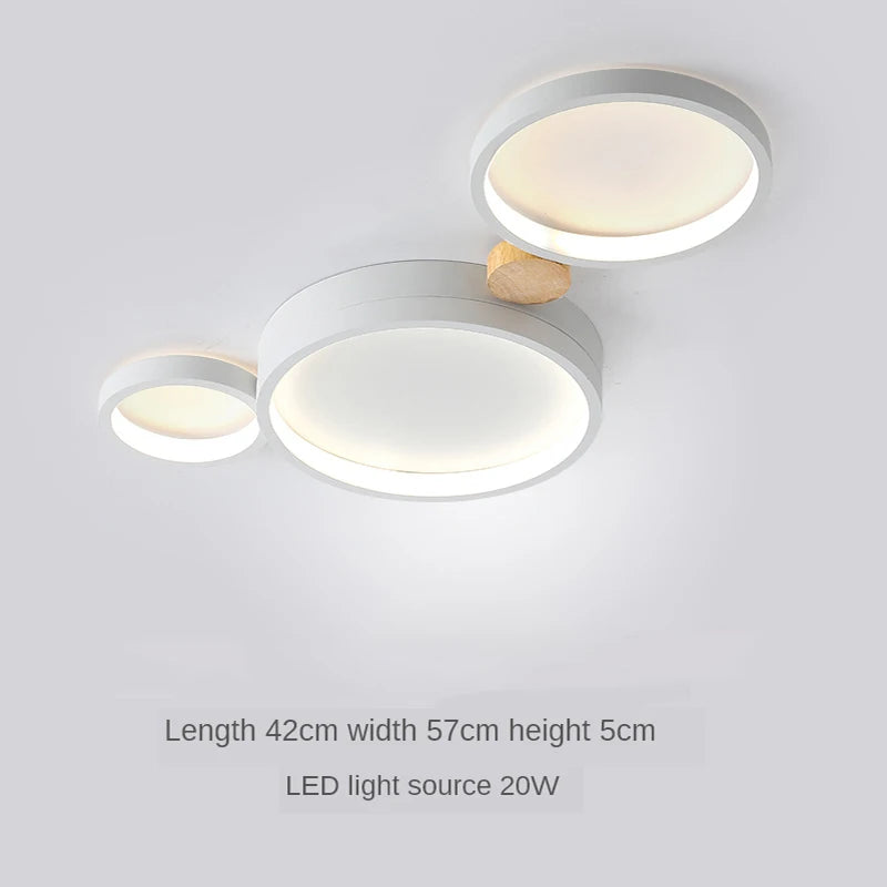 Moderne LED Deckenleuchte – Minimalistische Deckenlampe für Wohnzimmer, Schlafzimmer & Essbereich