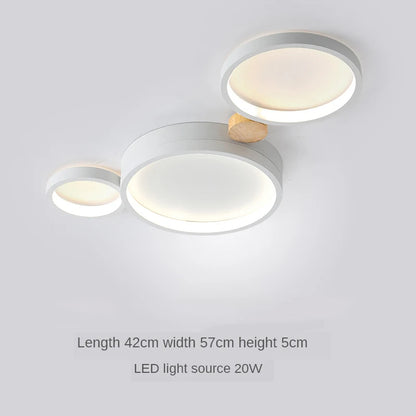 Moderne LED Deckenleuchte – Minimalistische Deckenlampe für Wohnzimmer, Schlafzimmer & Essbereich