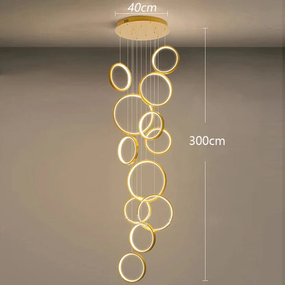 Camille Modern Multi-Head LED Pendant Chandelier Light
