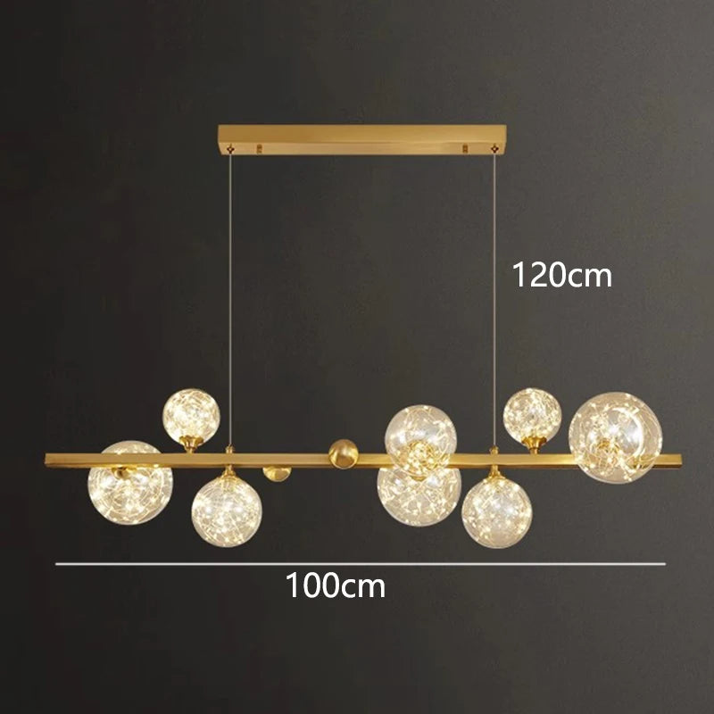 Aurélie moderne LED-Pendelleuchte für Wohn- und Esszimmer