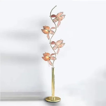 Élise Lotus LED Flexible Flower Table Lamp E26 Glass