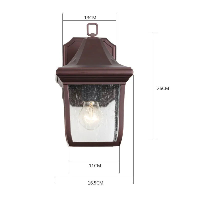 Élise Outdoor Retro Villa Waterproof Wall Lamp