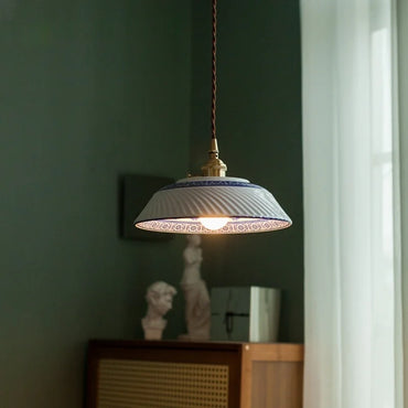 Isabelle Ceramic Pendant Light Japanese Vintage Style