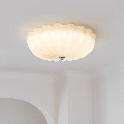 Élodie Bauhaus Runde LED-Deckenleuchte Modern Weiß