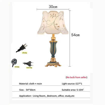 Modern Nordic Fabric Table Lamp for Bedroom & Study