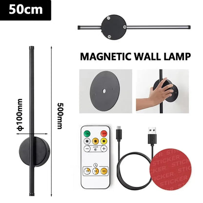 Élise Moderne Gold & Schwarz Wiederaufladbare LED Wandlampe