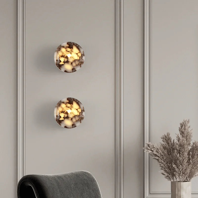 Amélie Lustra Marmor LED Wandleuchte