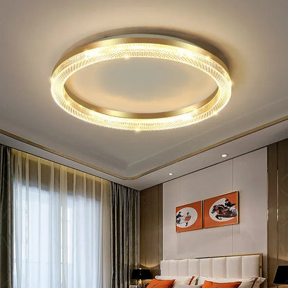 Camille Modern LED Gold Ceiling Lamp Living Room Bedroom Light