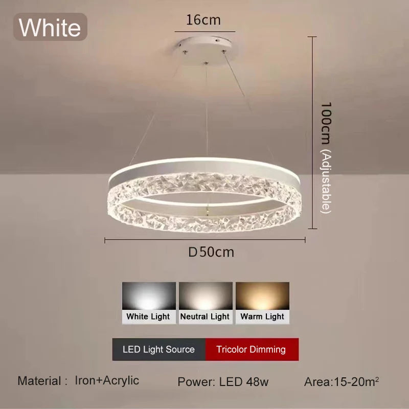 Sophie Minimalistischer Ring LED Deckenleuchter