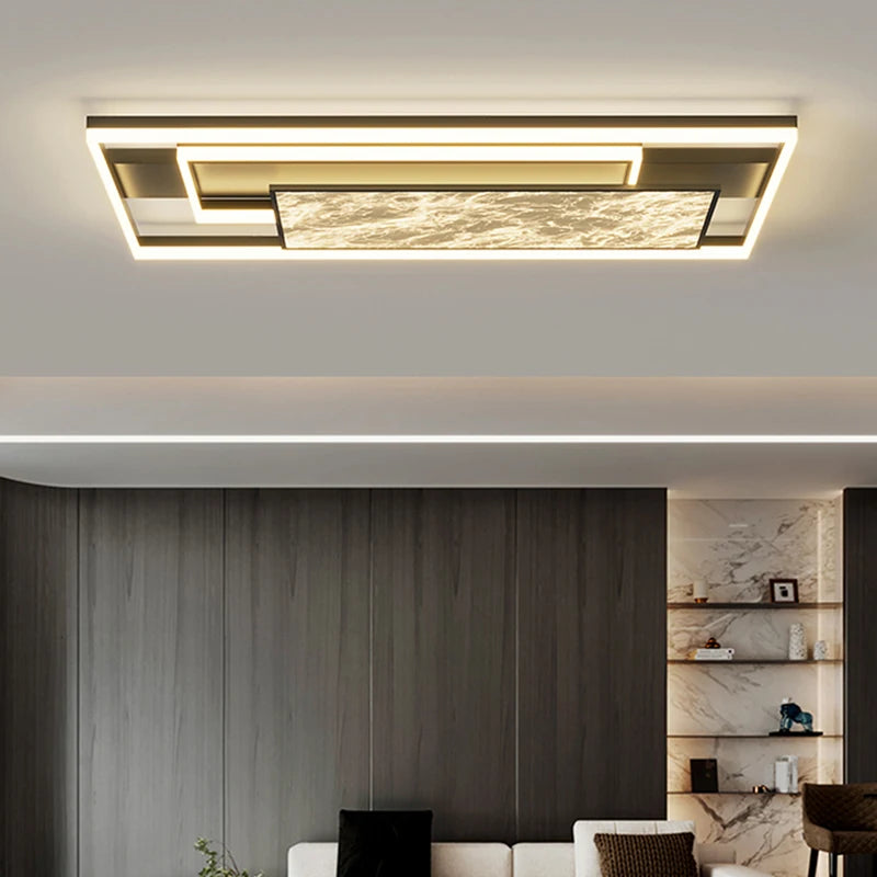 Nordic LED-Deckenleuchte – Minimalistische dimmbare Deckenleuchte für Wohn- und Schlafzimmer