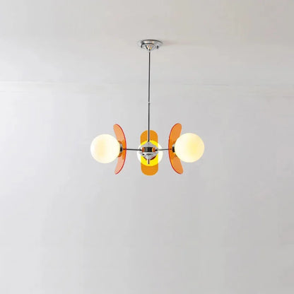 Élise Cosmo Bloom Mid-Century Glass Chandelier