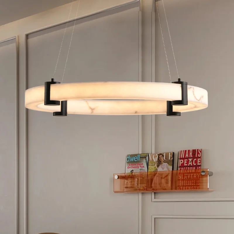 Éliane Aura Marmorring LED Pendelleuchte