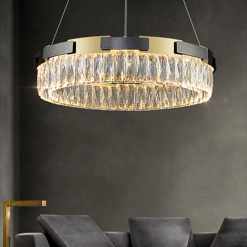 Camille Moderne Kristall-LED-Kronleuchter Luxus Wohn- Esszimmer Schlafzimmer Pendelleuchte