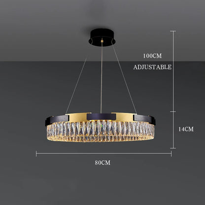 Camille Moderne Kristall-LED-Kronleuchter Luxus Wohn- Esszimmer Schlafzimmer Pendelleuchte