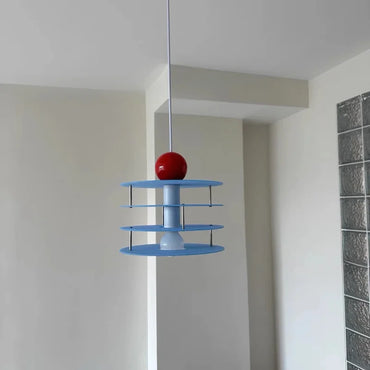 Léa geometrischer Acryl-Scheiben-Anhänger