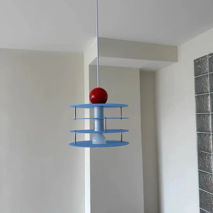 Léa geometrischer Acryl-Scheiben-Anhänger