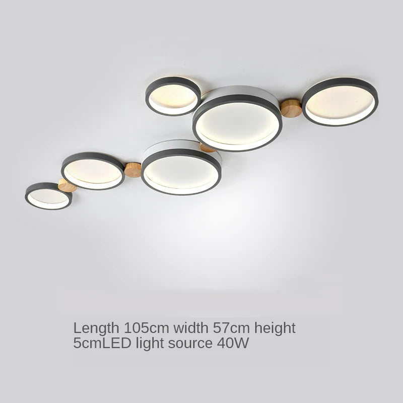 Moderne LED Deckenleuchte – Minimalistische Deckenlampe für Wohnzimmer, Schlafzimmer & Essbereich