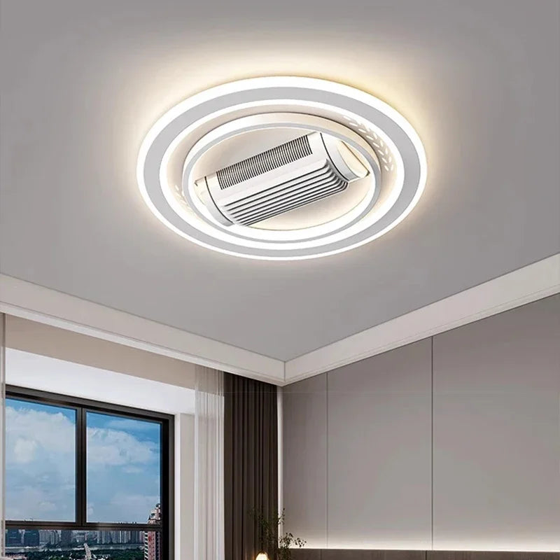 Aurevo Moderner LED-Deckenventilator ohne Flügel