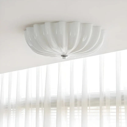 Élodie Bauhaus Runde LED-Deckenleuchte Modern Weiß