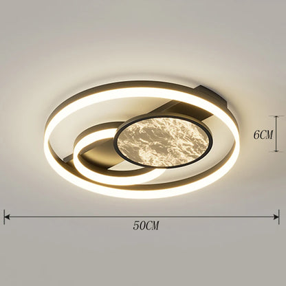 Nordic LED-Deckenleuchte – Minimalistische dimmbare Deckenleuchte für Wohn- und Schlafzimmer