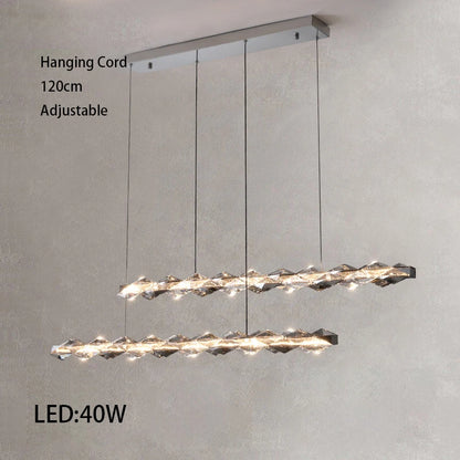 Élodie 2025 Moderner Ring Kristall LED Dimmbare Deckenleuchte Silber Dekor Lampe