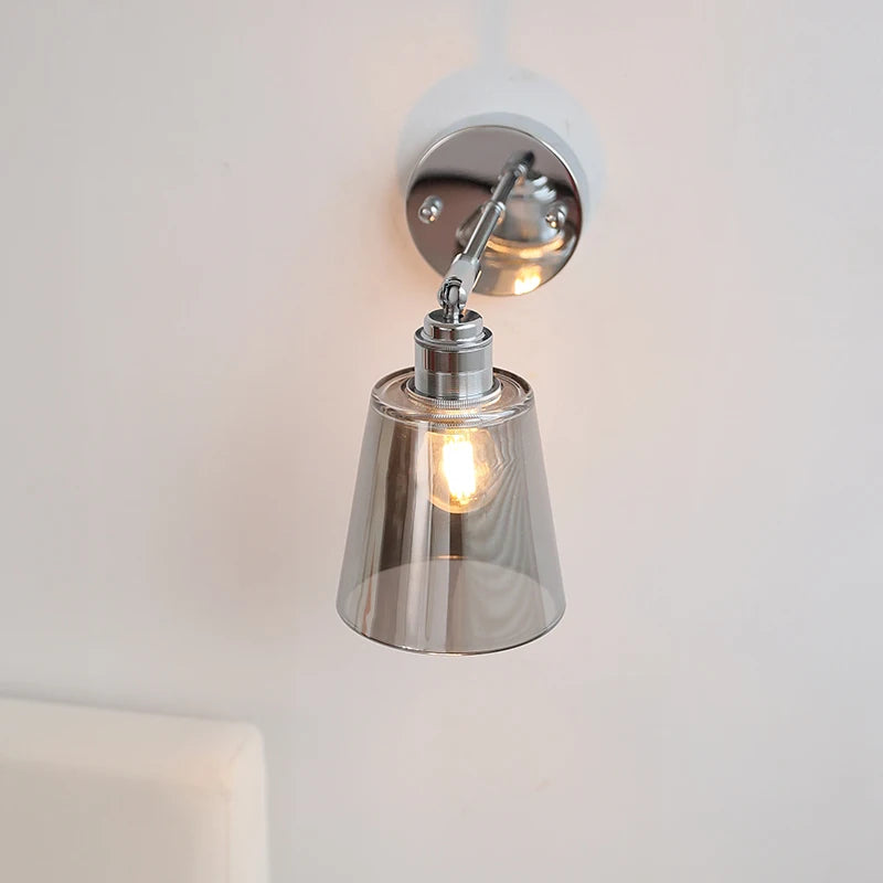Camille Moderne Glas Eisen LED Wandleuchte Drehbares Design