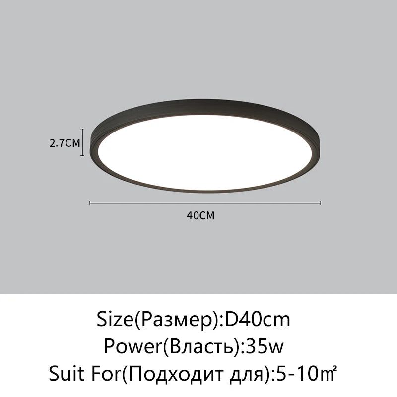 Juliette Ultradünne LED-Deckenleuchte mit Fernbedienung Modern