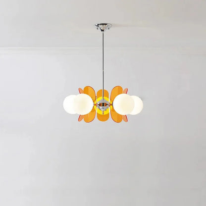Élise Cosmo Bloom Mid-Century Glass Chandelier