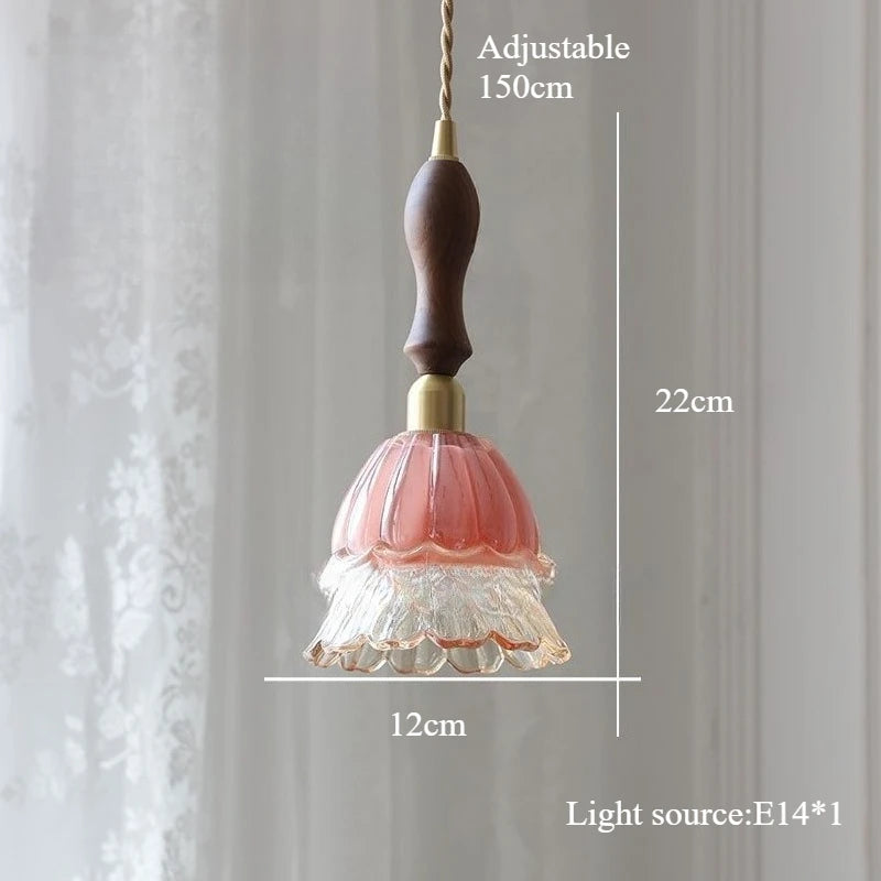 Lina Modern Minimalist Green Glass Pendant Light