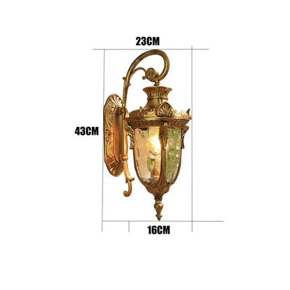 Celeste Retro Outdoor Waterproof Wall Lamp