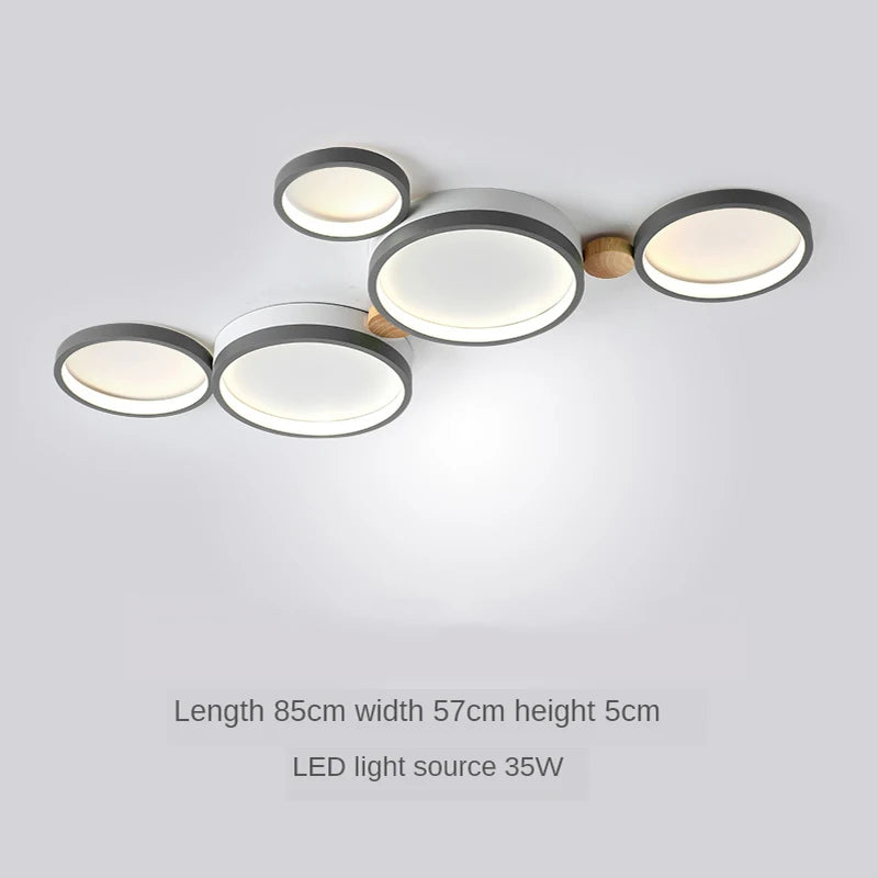 Moderne LED Deckenleuchte – Minimalistische Deckenlampe für Wohnzimmer, Schlafzimmer & Essbereich